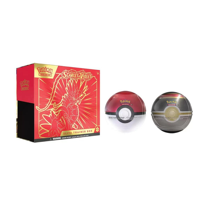 Pokémon - Elite Trainer Box and 2 Poké Balls