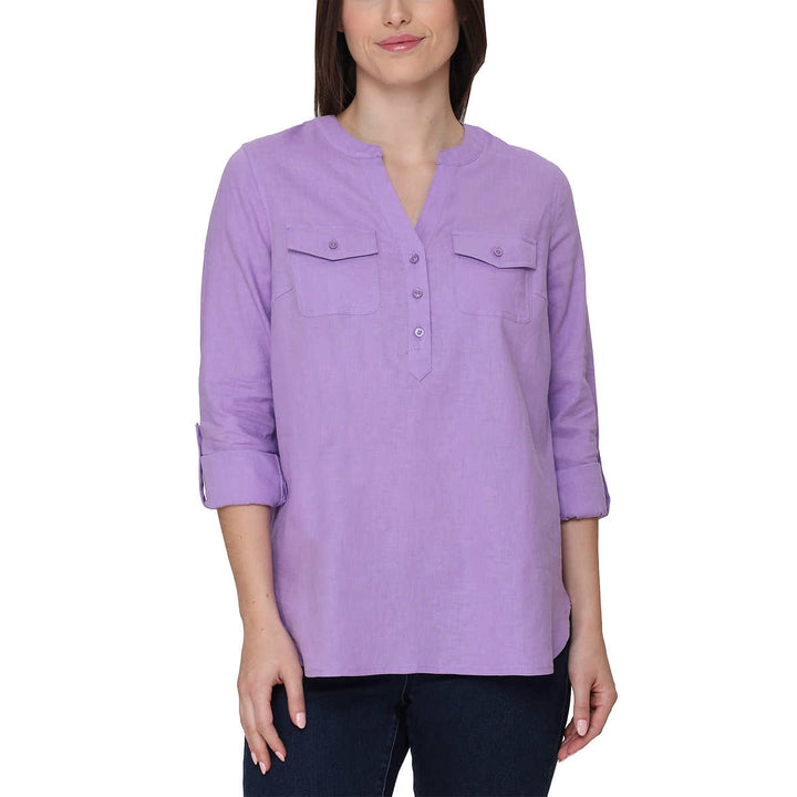Tahari - Roll Tab Shirt