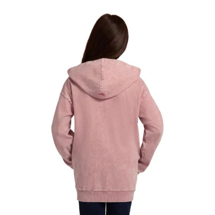 Calvin Klein - Hoodie en denim à fermeture éclair