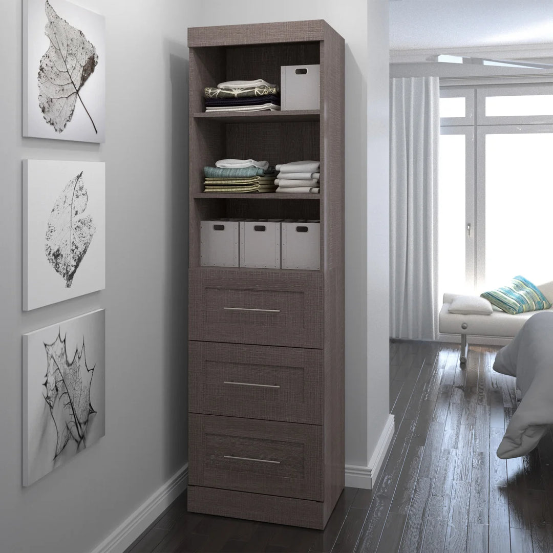 Bestar Boutique Closet Organizer with Drawers
