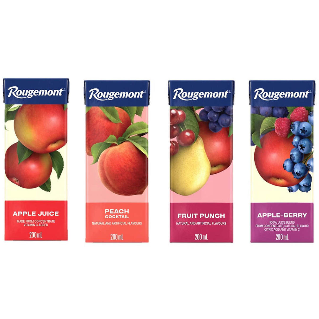 Rougemont - Jus et cocktails, saveurs assorties