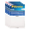 Filtrete - Filtres de fournaise de qualité supérieure 3M MPR 2200 de 2,5 cm (1 po), paquet de 4