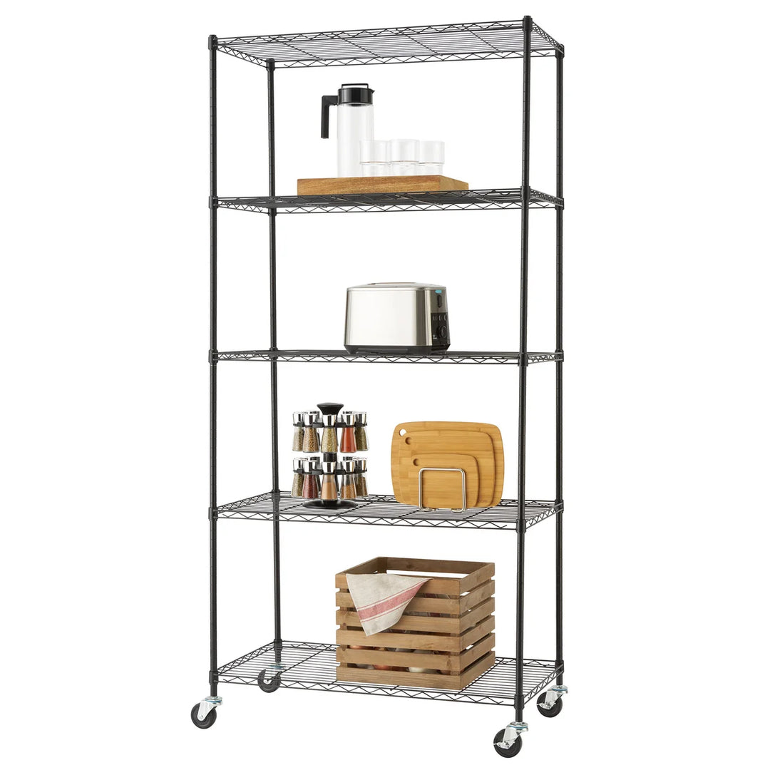 Trinity Basics – Étagère grillagée EcoStorage à 5 tablettes