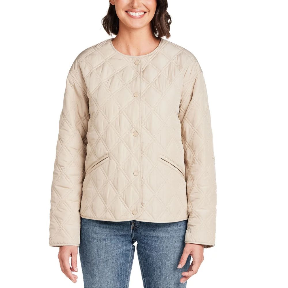 Weatherproof – Collarless Quilted Jacket