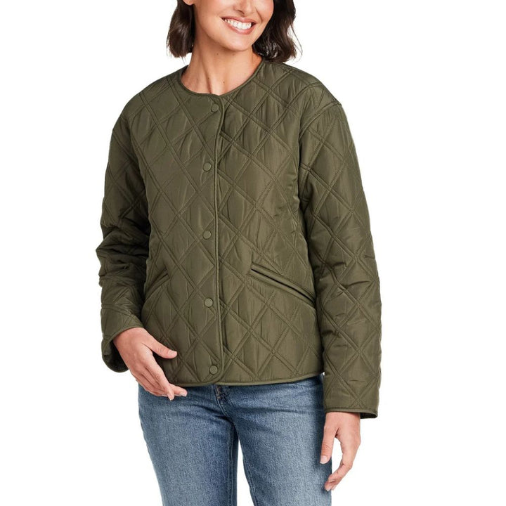 Weatherproof – Collarless Quilted Jacket