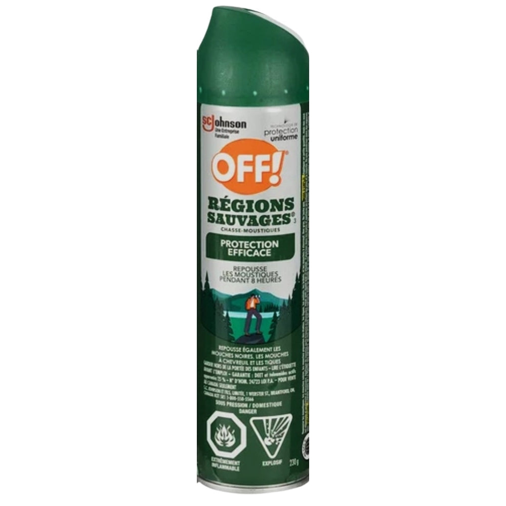 Johnson - Régions sauvages insectifuge aérosol Spray 3 Pack x 255 g