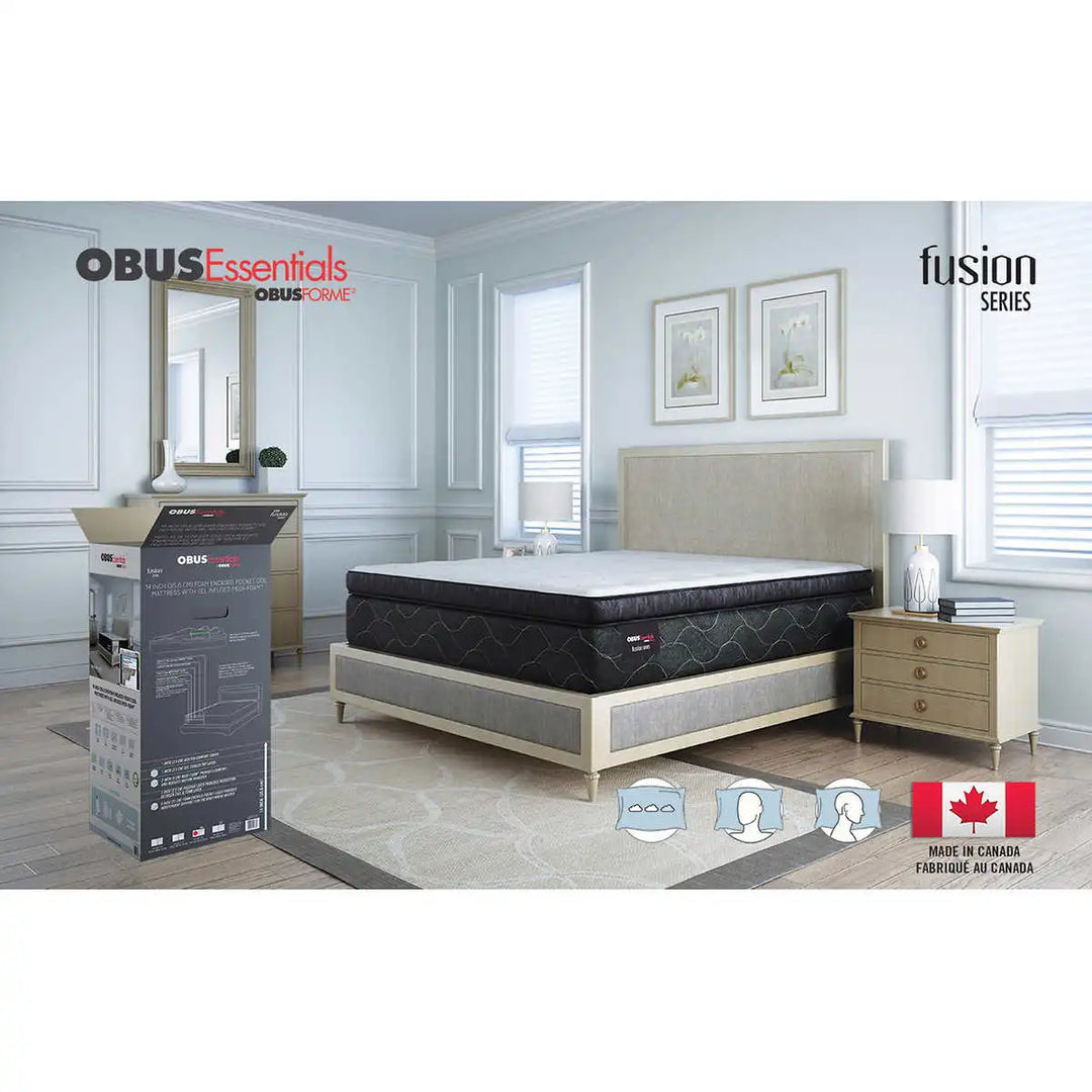ObusForme - Matelas Fusion ObusEssential de 35,6 cm (14 po)