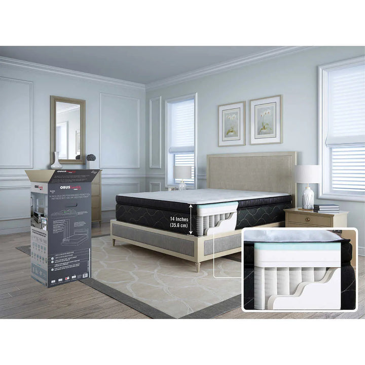 ObusForme - Matelas Fusion ObusEssential de 35,6 cm (14 po)