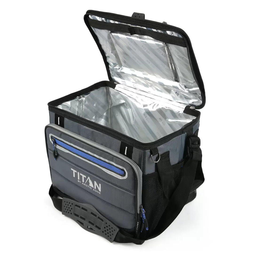 Titan - Deep Freeze® Glacière pliable de 40 canettes en noir