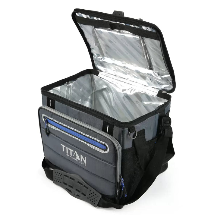 Titan - Deep Freeze® Glacière pliable de 40 canettes en noir