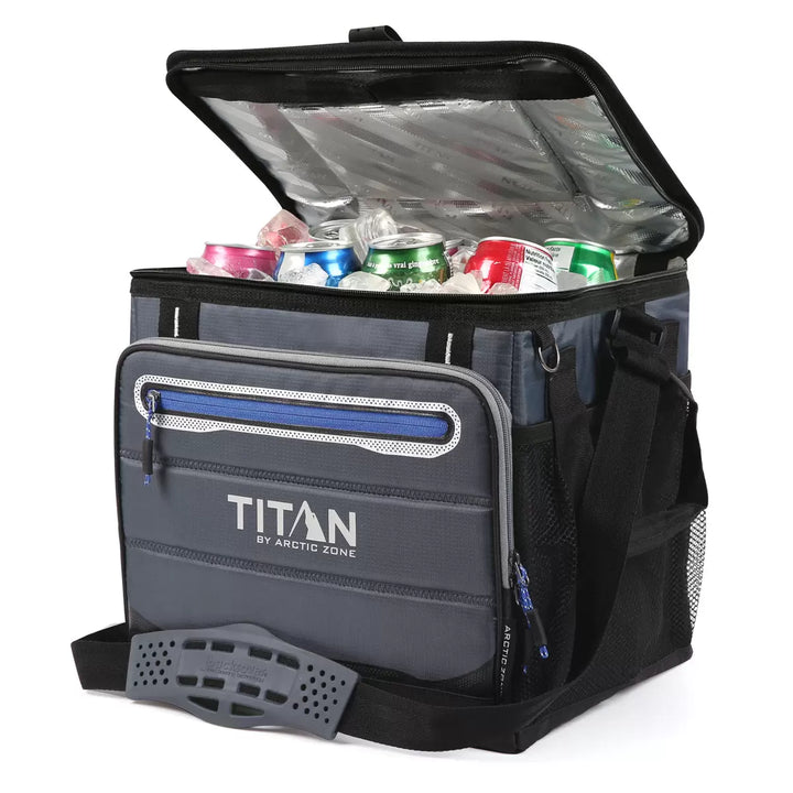 Titan - Deep Freeze® Glacière pliable de 40 canettes en noir