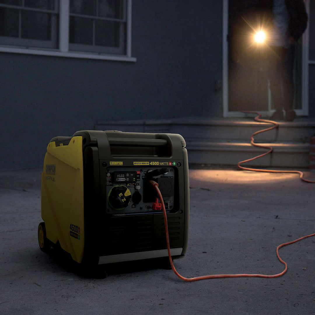 Champion - 4,500-Watt DUAL FUEL Generator with Electric Start