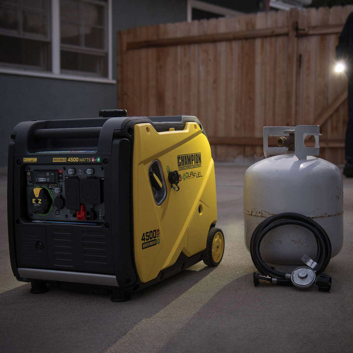 Champion - 4,500-Watt DUAL FUEL Generator with Electric Start