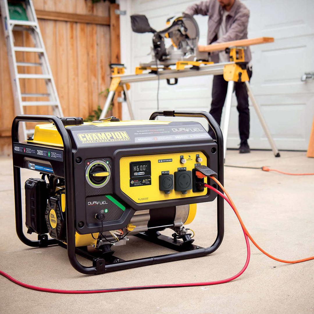 Champion - Dual Fuel Portable Generator 3500/4000 W