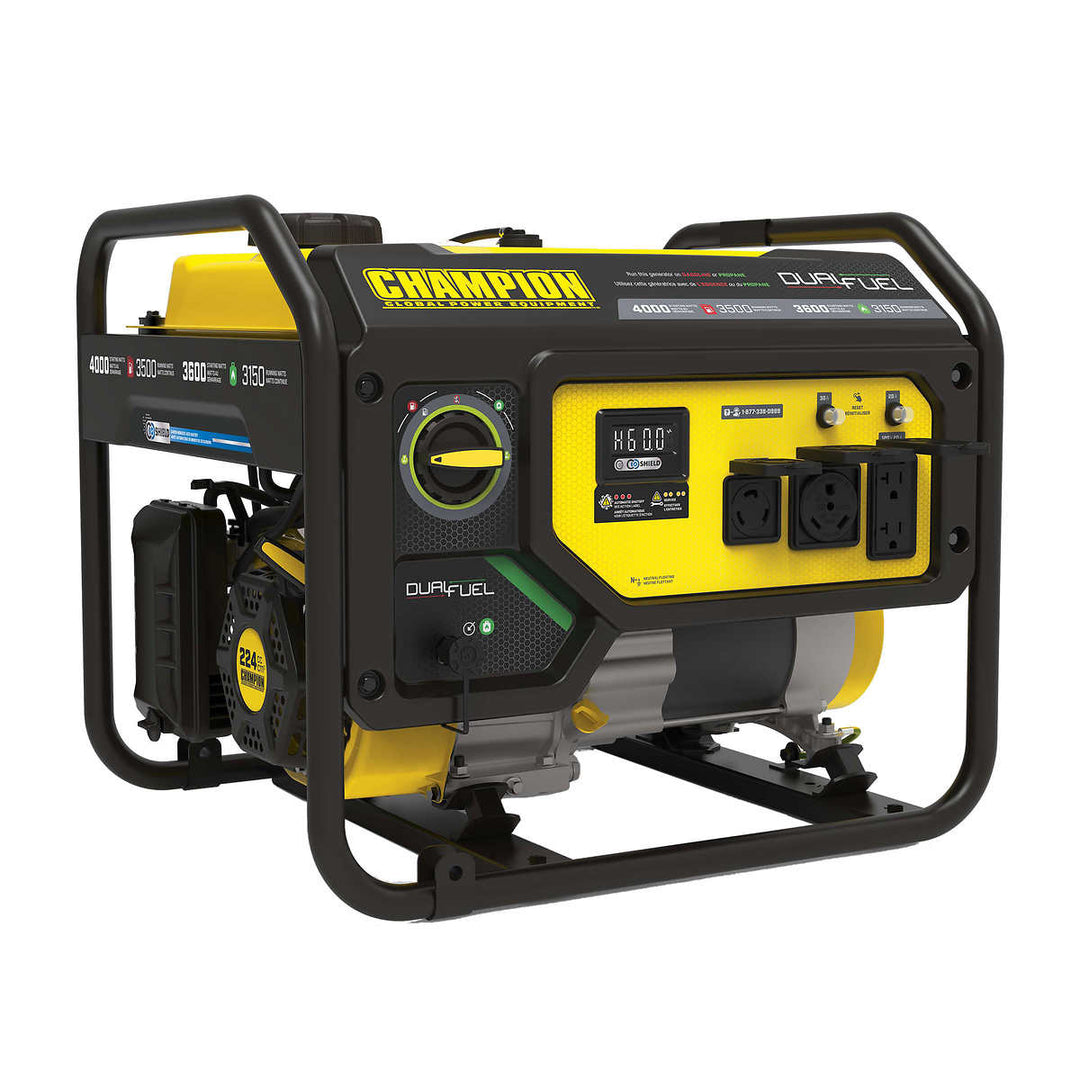 Champion - Dual Fuel Portable Generator 3500/4000 W