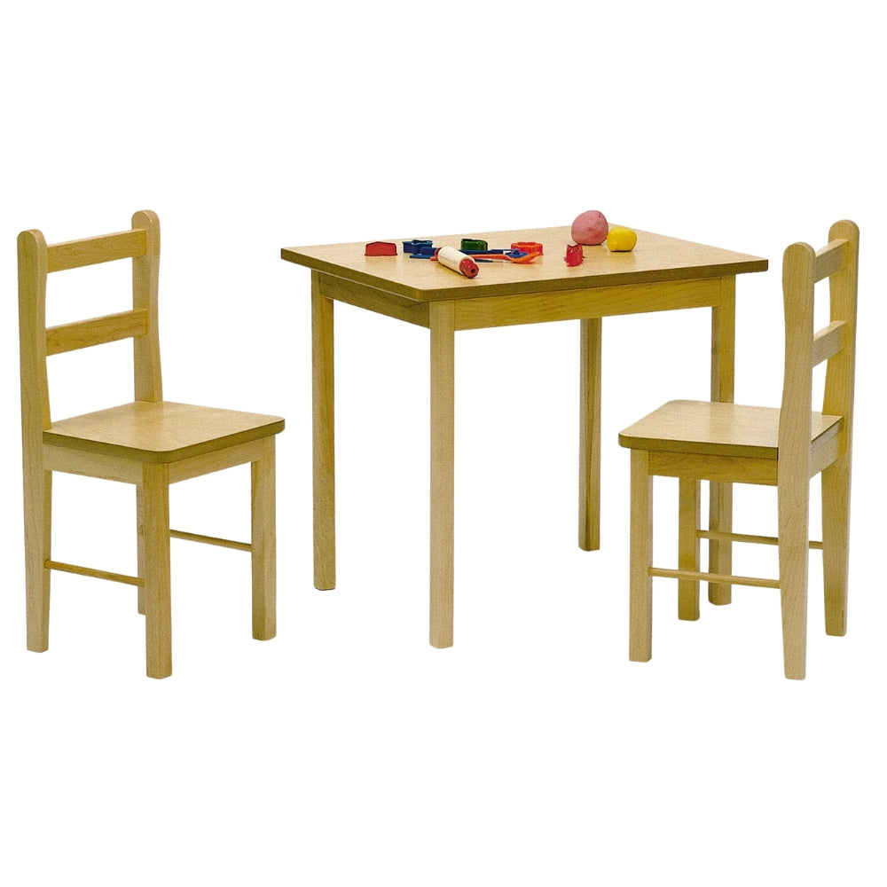 JB Poitras - Table et chaises en bois