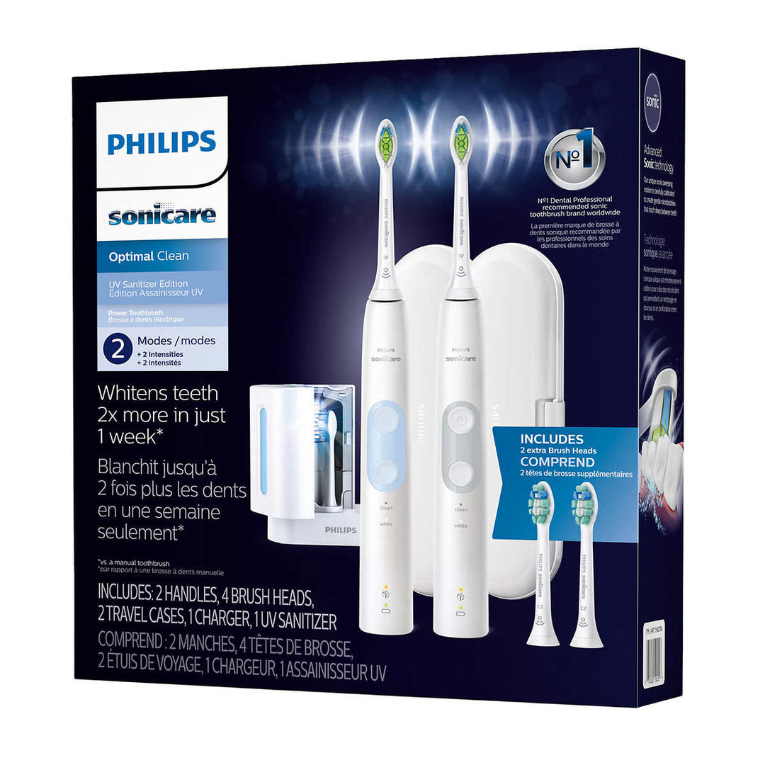 Philips - Set of 2 electric toothbrushes