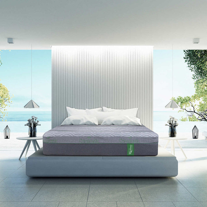 Springwall - Green Hybrid Chiropractic Mattress, 35.5 cm (14 in)