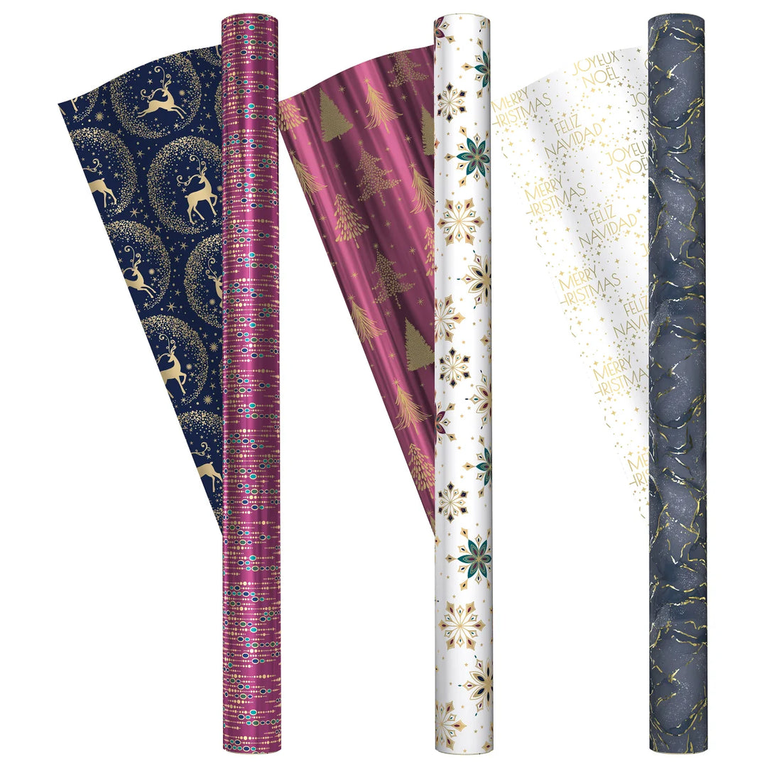 Kirkland Signature Double-Sided Gift Wrap - 3-Pack