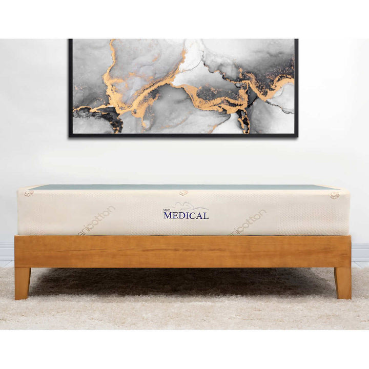 NSC Medical - Natural Upholstered Box Spring Base 22.9 cm (9 in)