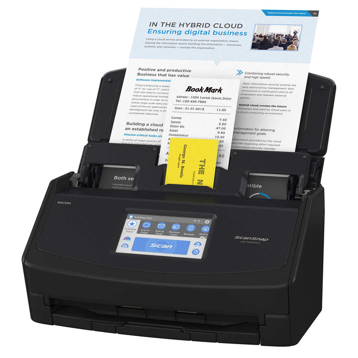 Ricoh ScanSnap - Scanning with iX1600 mode