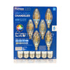 Luminus - Ensemble de 6 ampoules chandelier