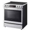 LG - 6.3 Cu. Ft. Range, Stainless Steel, Smart Wi-Fi - AirFry 
