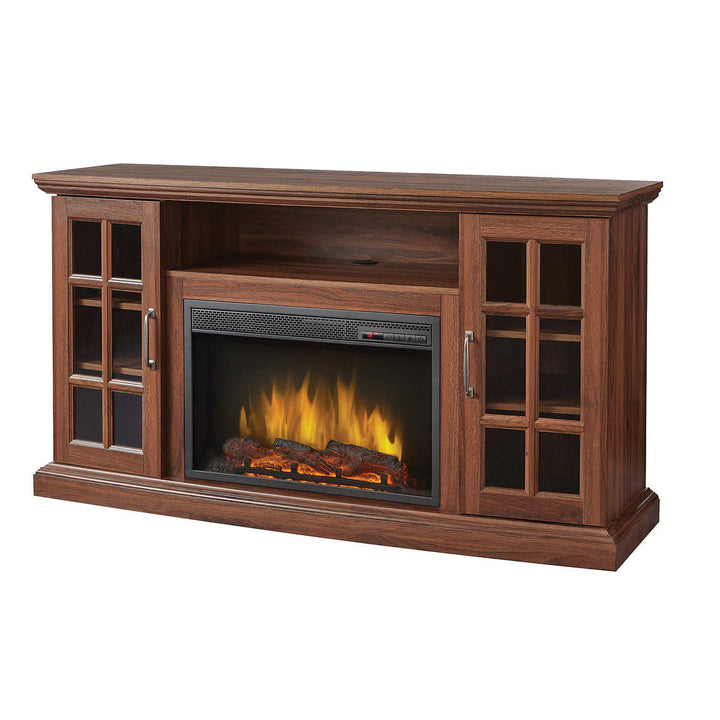 Muskoka - Foyer électrique multimédia Laurentian de 149,9 cm (59 po), noyer bruni