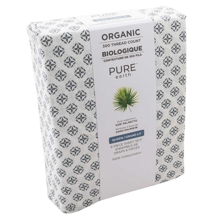 Pure Earth - Ensemble de draps, 6 pièces