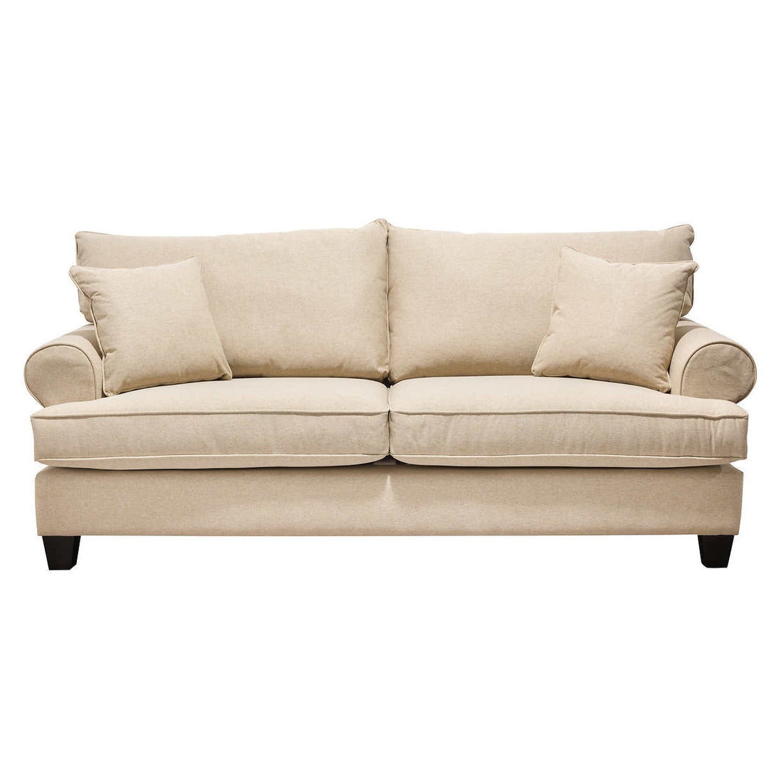Minhas Laurent - Canapé Malt en tissu beige