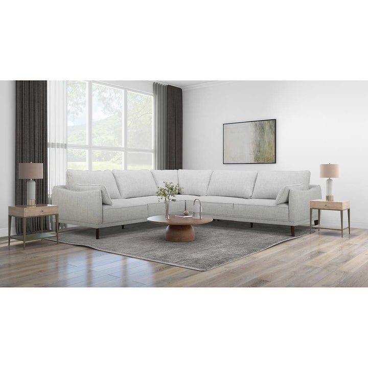 Gemma - 3-Piece Fabric Sectional Sofa
