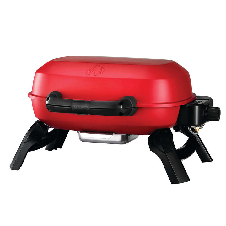 Napoléon - Barbecue portatif au gaz propane Travel 240 avec couvercle