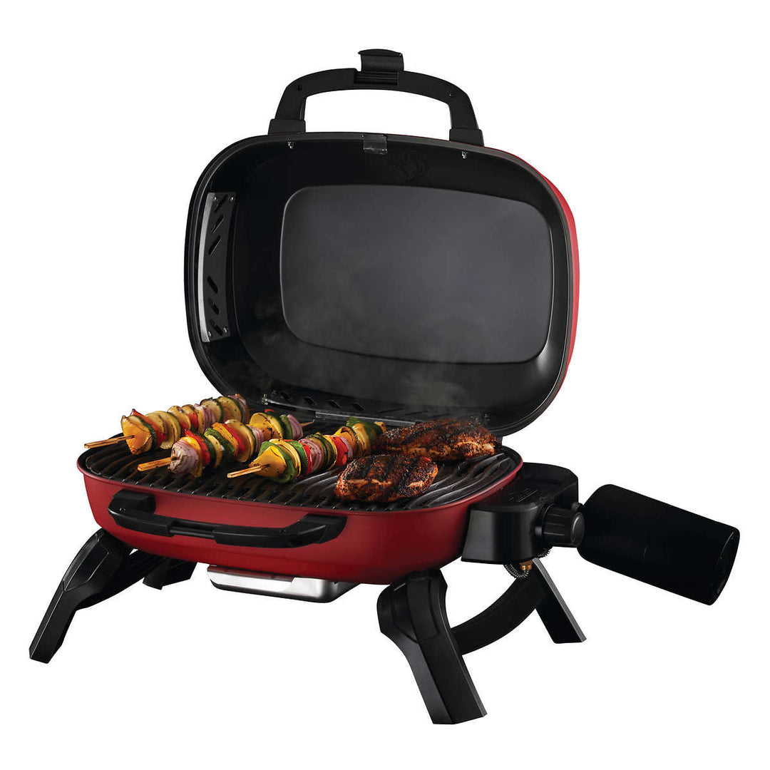 Napoléon - Barbecue portatif au gaz propane Travel 240 avec couvercle