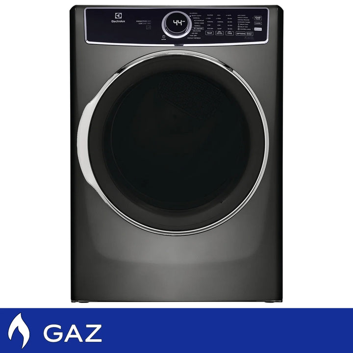 Electrolux - 6 Series Gas Dryer Gray 8.0 cu ft