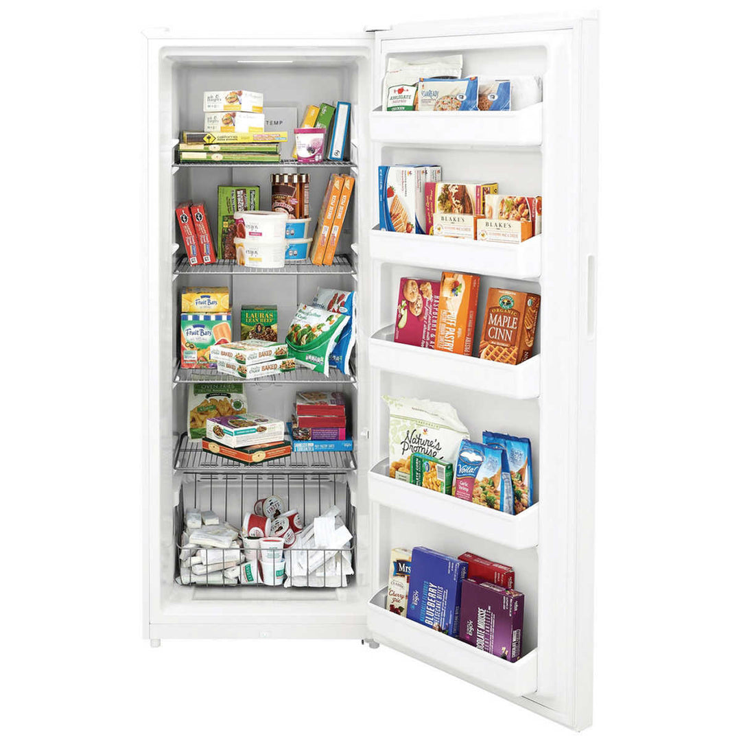 Frigidaire - 18 cu ft Upright Freezer, White