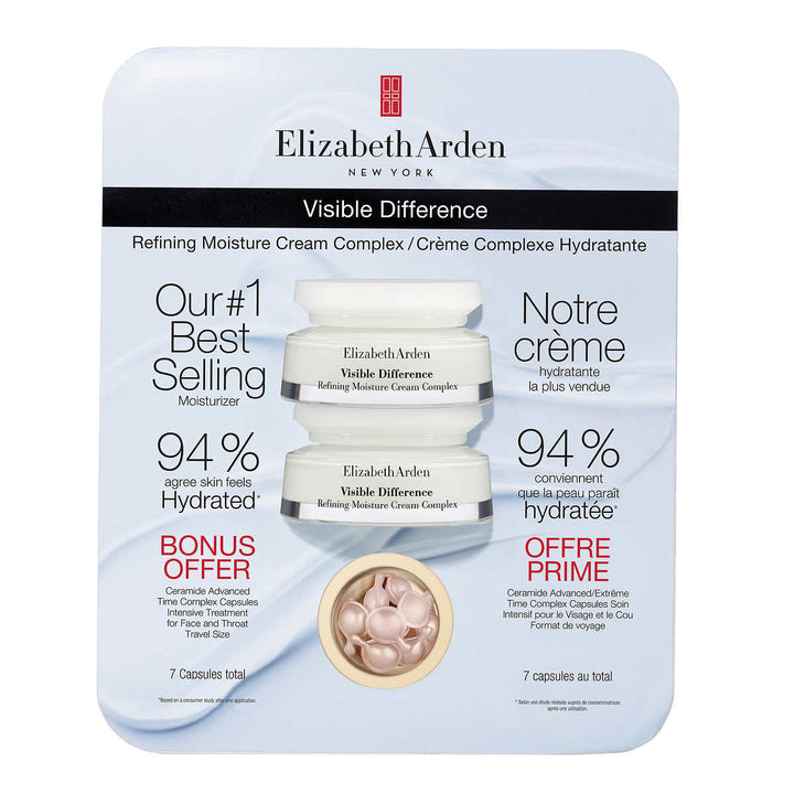 Elizabeth Arden - Visible Difference Refining Moisture Cream, 2 x 75 ml