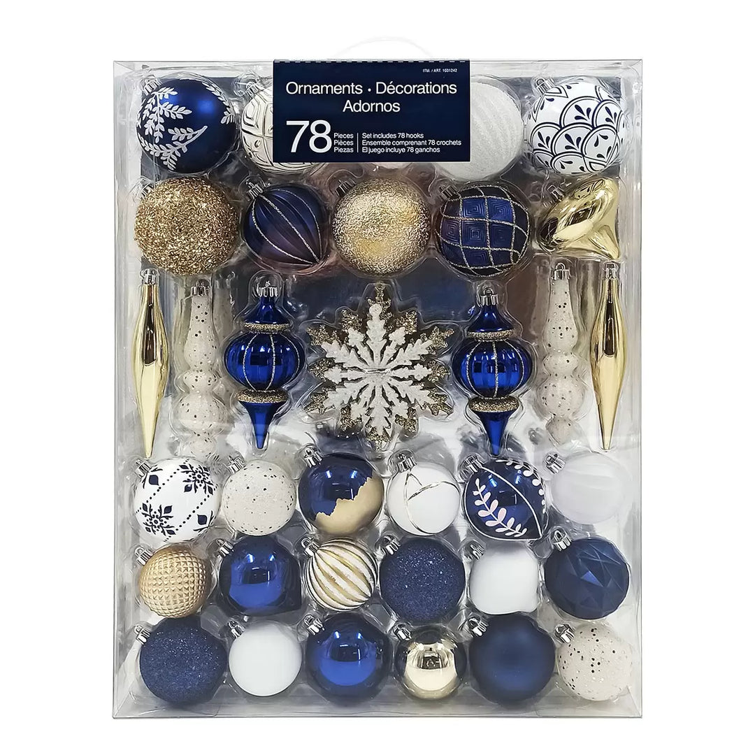 78-Piece Ornement Set
