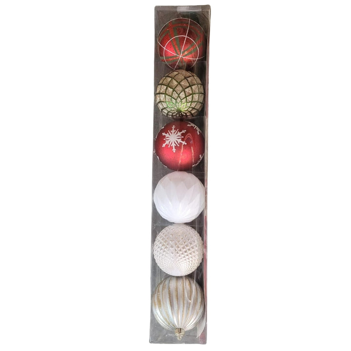 Ornements de grande taille, 6 pièces