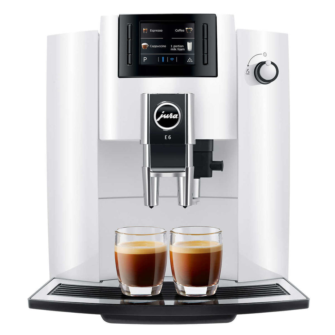 Jura - E6 Coffee Machine, Piano White