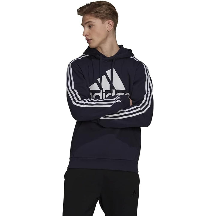 Adidas - 3-Stripes Logo Fleece Hoodie