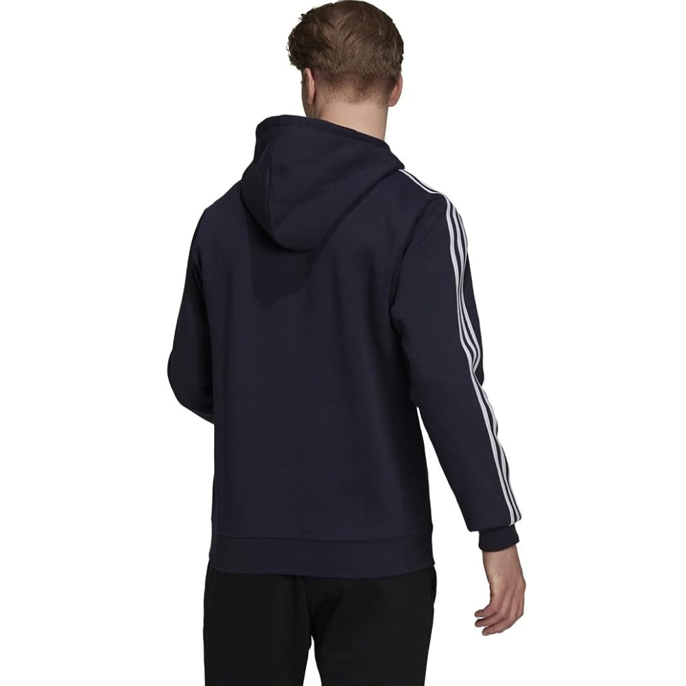 Adidas - 3-Stripes Logo Fleece Hoodie