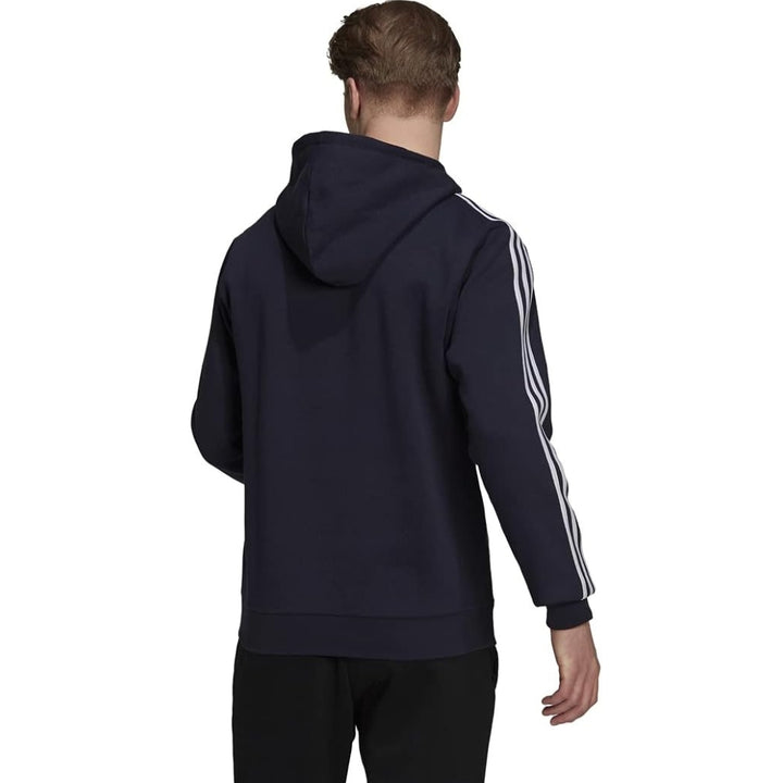 Adidas - 3-Stripes Logo Fleece Hoodie