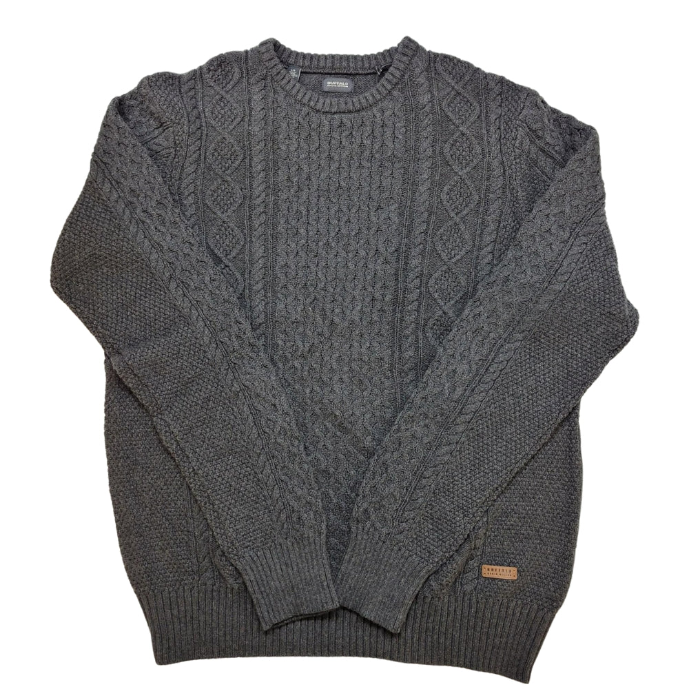 Buffalo - Chandail en tricot torsadé croisé