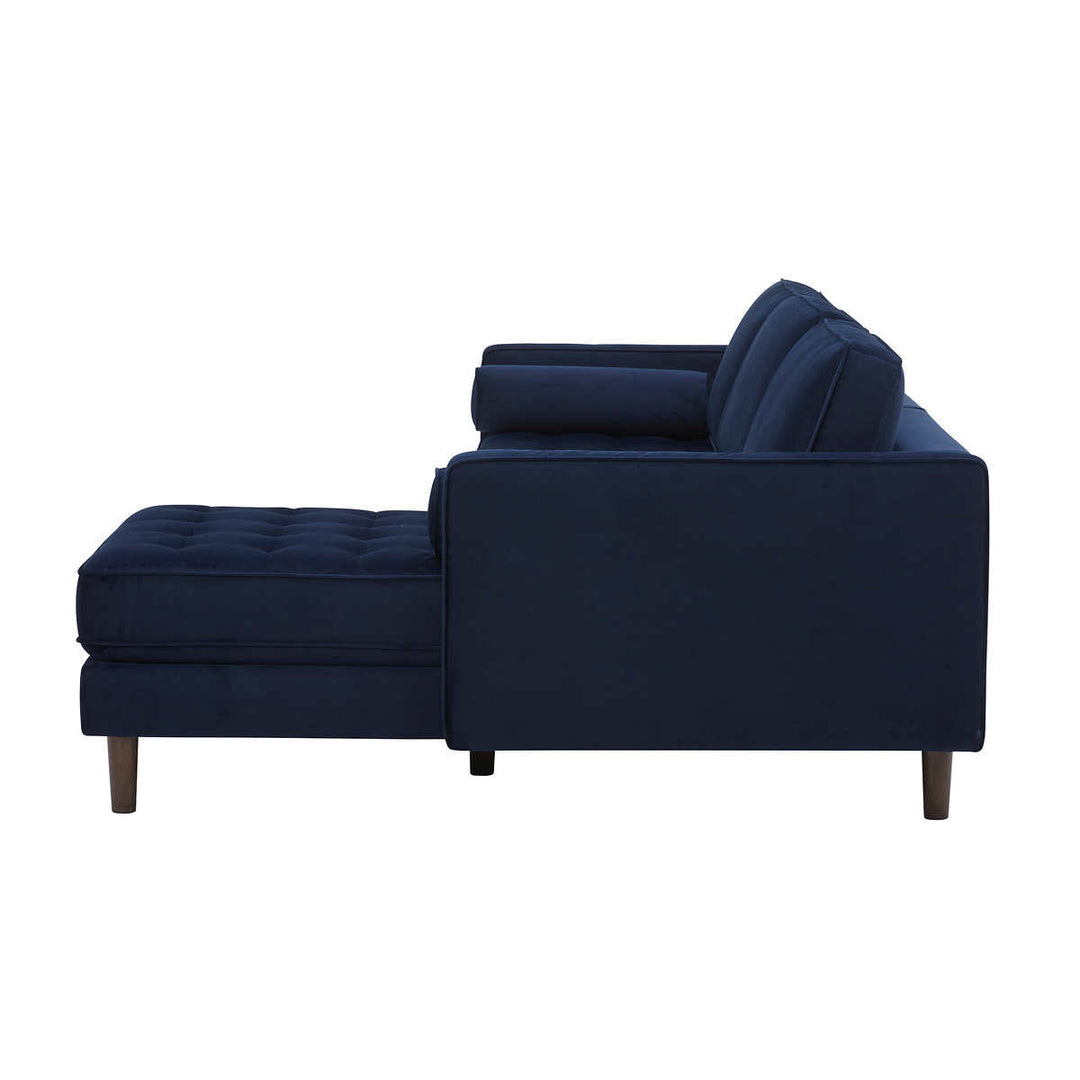 Gilman Creek - Modern 2-Piece Right-Facing Fabric Sectional Sofa