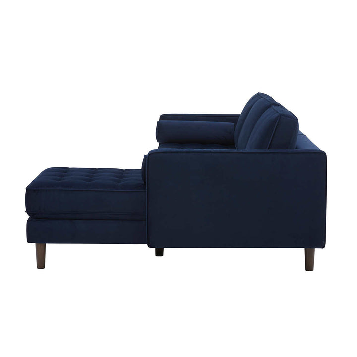 Gilman Creek - Modern 2-Piece Right-Facing Fabric Sectional Sofa