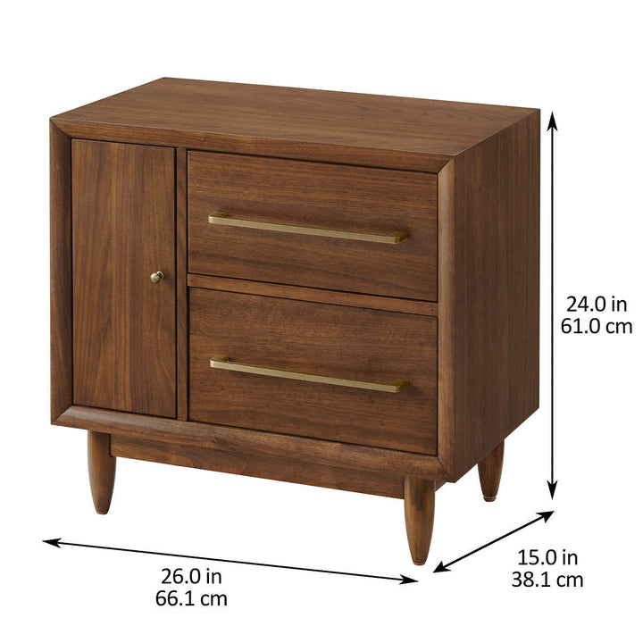 Northridge Home - Nightstand with Power Marina Del Rey