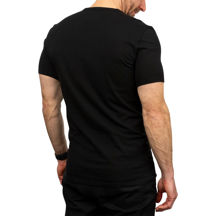 Calvin Klein - Chandail à manches courtes col en V, paquet de 4