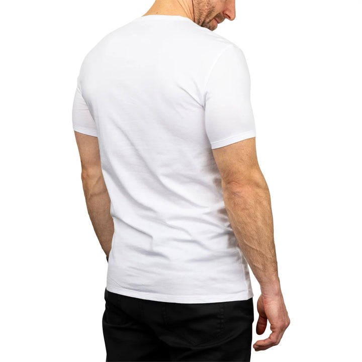 Calvin Klein - Chandail à manches courtes col en V, paquet de 4