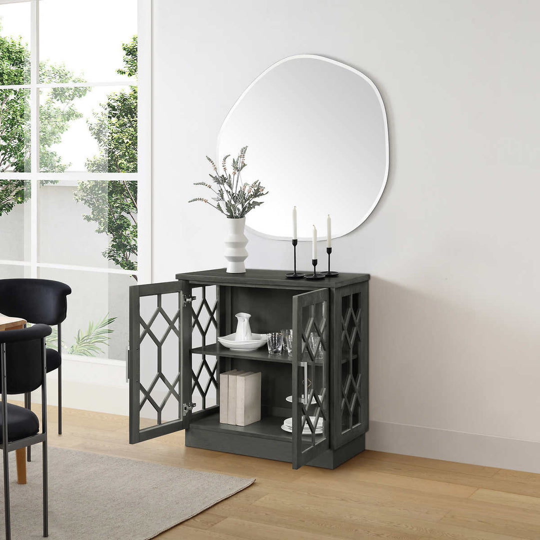 Loxley Rowe - Ari armoire d'appoint avec portes en verre