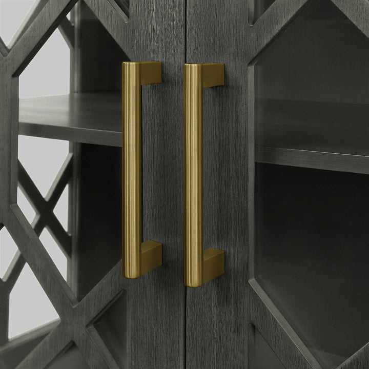 Loxley Rowe - Ari armoire d'appoint avec portes en verre
